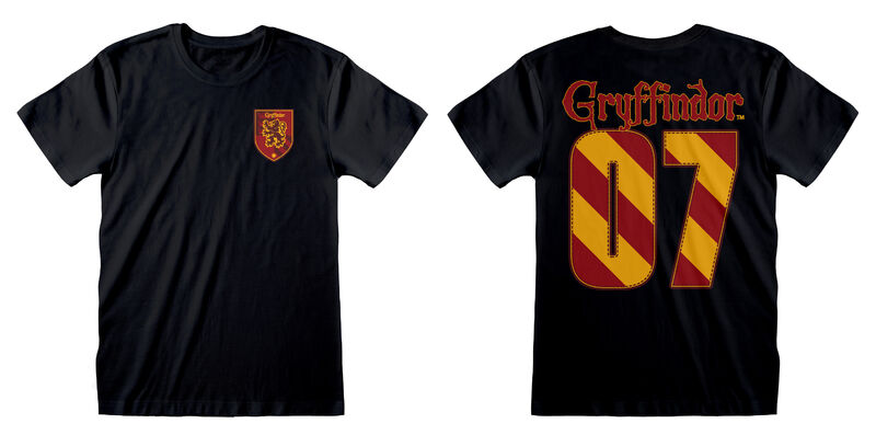 Harry Potter - Quidditch Gryffindor 07 - T-Shirt Black