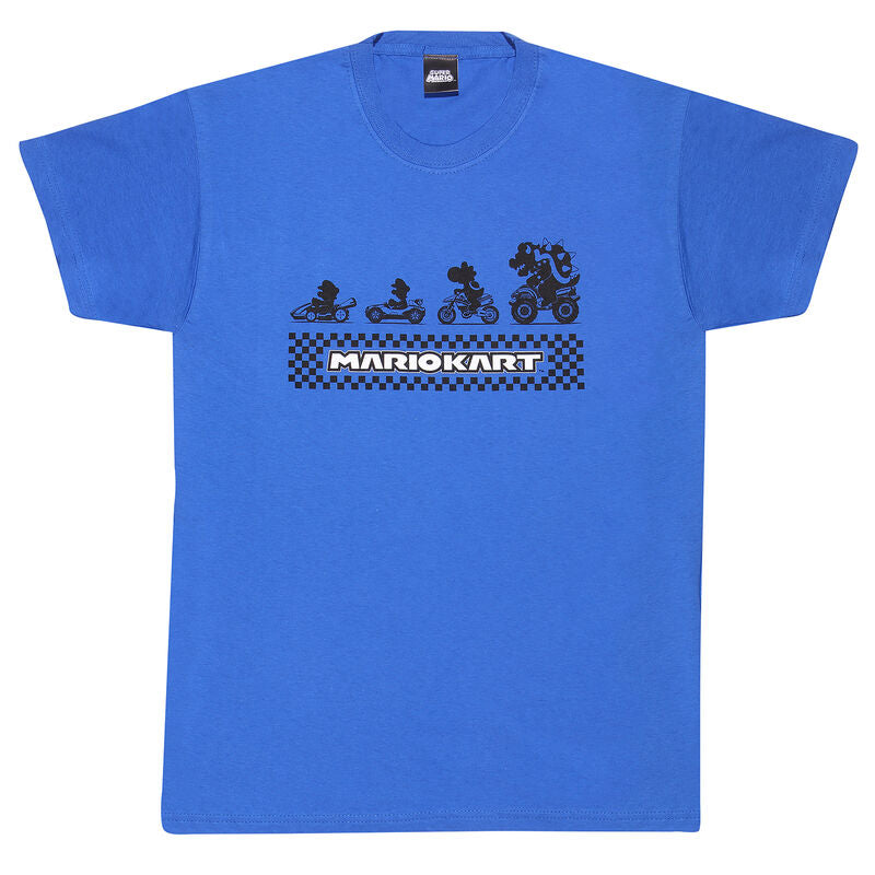 Nintendo Super Mario Kart - Silhouette - T-Shirt Navy