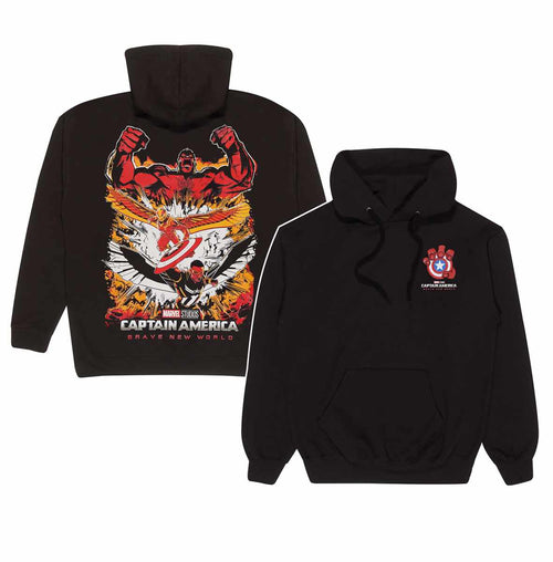 CAPTAIN AMERICA: BRAVE NEW WORLD - CRUSHED SHIELD - HOODIE