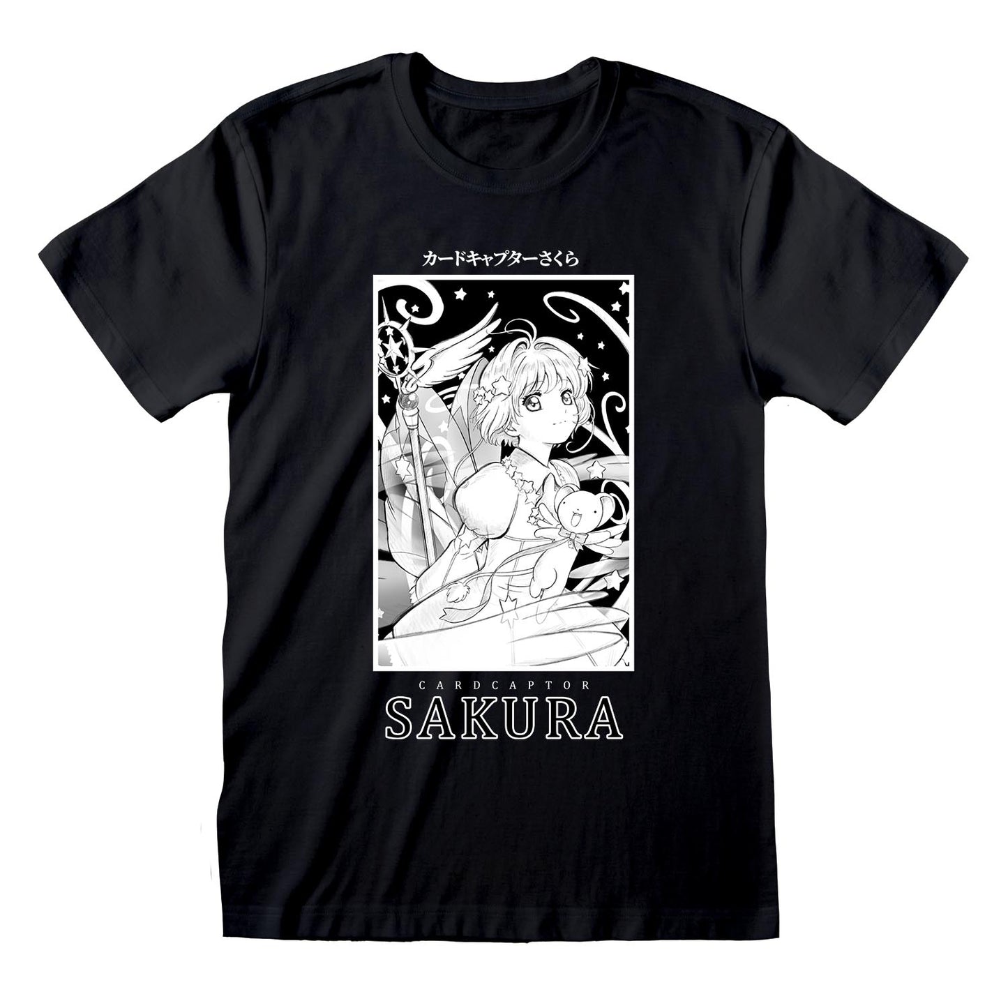 CARDCAPTOR SAKURA - BLACK AND WHITE BOX - T-SHIRT