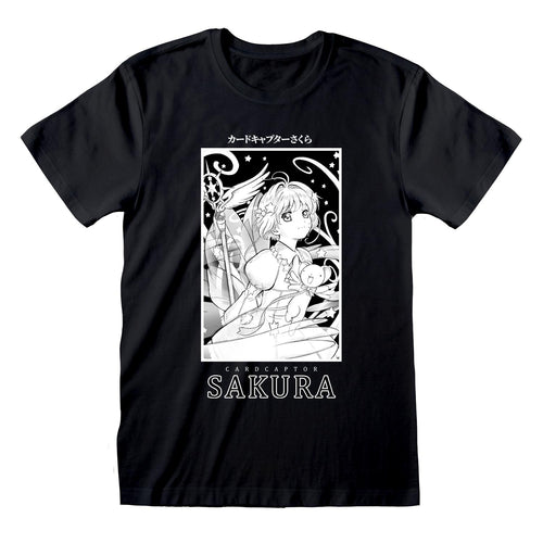 CARDCAPTOR SAKURA - BLACK AND WHITE BOX - T-SHIRT