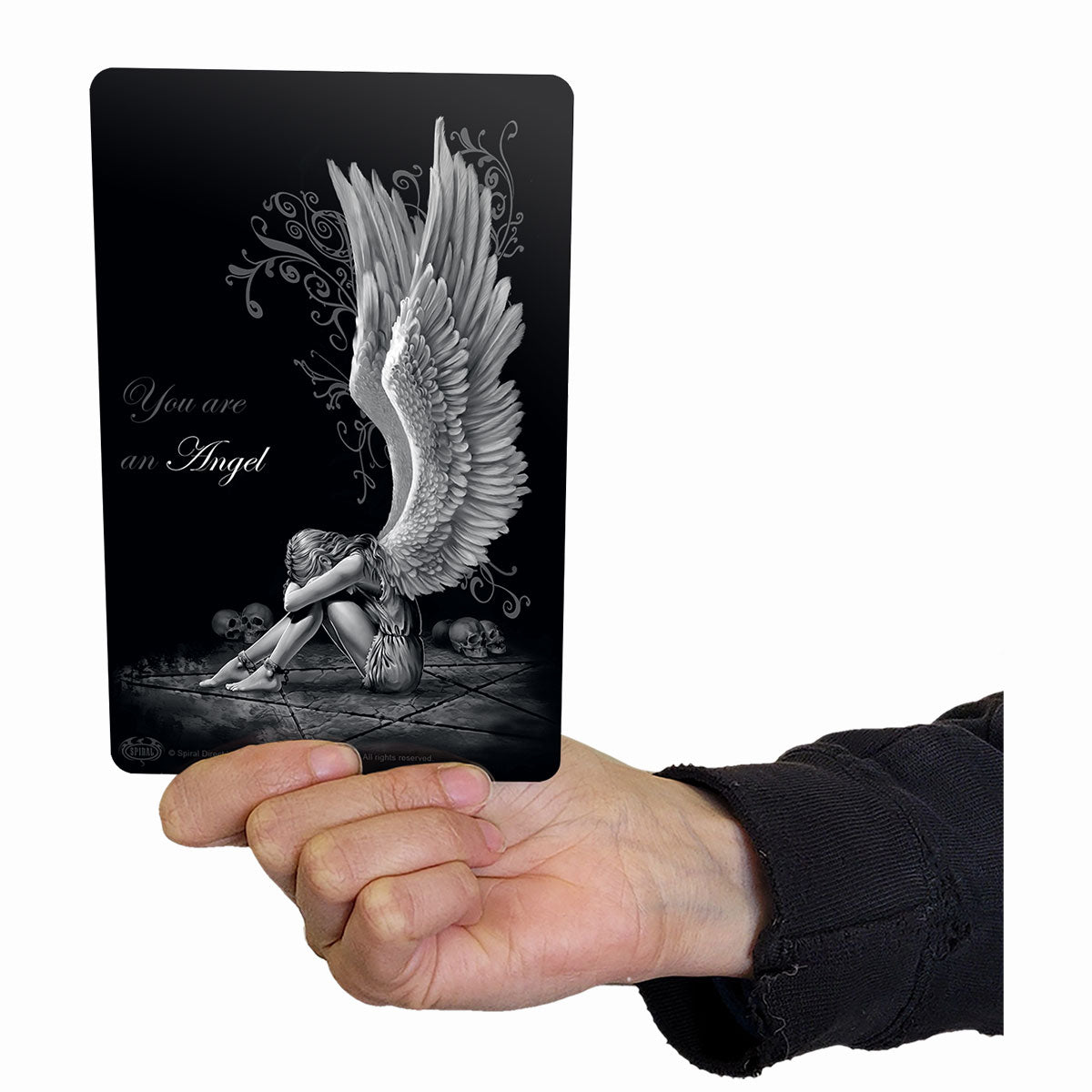 SPIRAL - ENSLAVED ANGEL - GREET TIN METAL CARDS