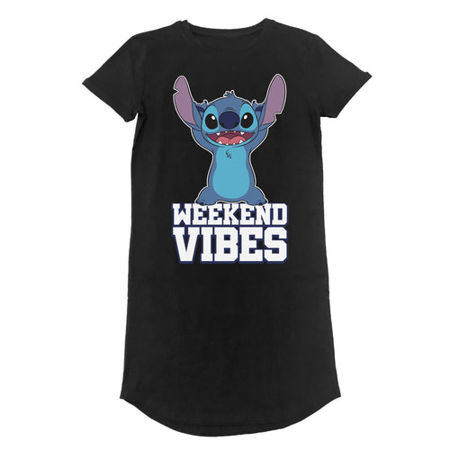 LILO AND STITCH - WEEKEND VIBES - T-SHIRT DRESS
