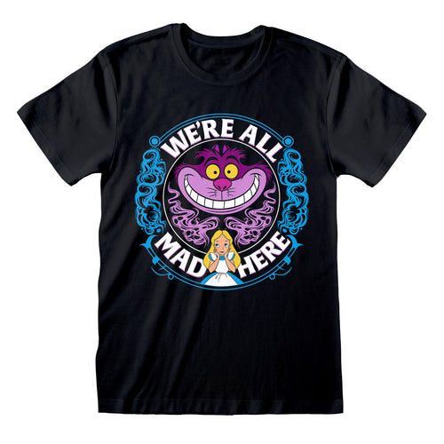 ALICE IN WONDERLAND - WE'RE ALL MAD HERE - T-SHIRT