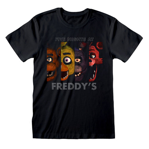 FIVE NIGHTS AT FREDDY'S - PANEL X4 CHARACTER - T-SHIRT