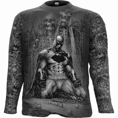 Batman - Vengeance Wrap - Allover Longsleeve T -Shirt Schwarz