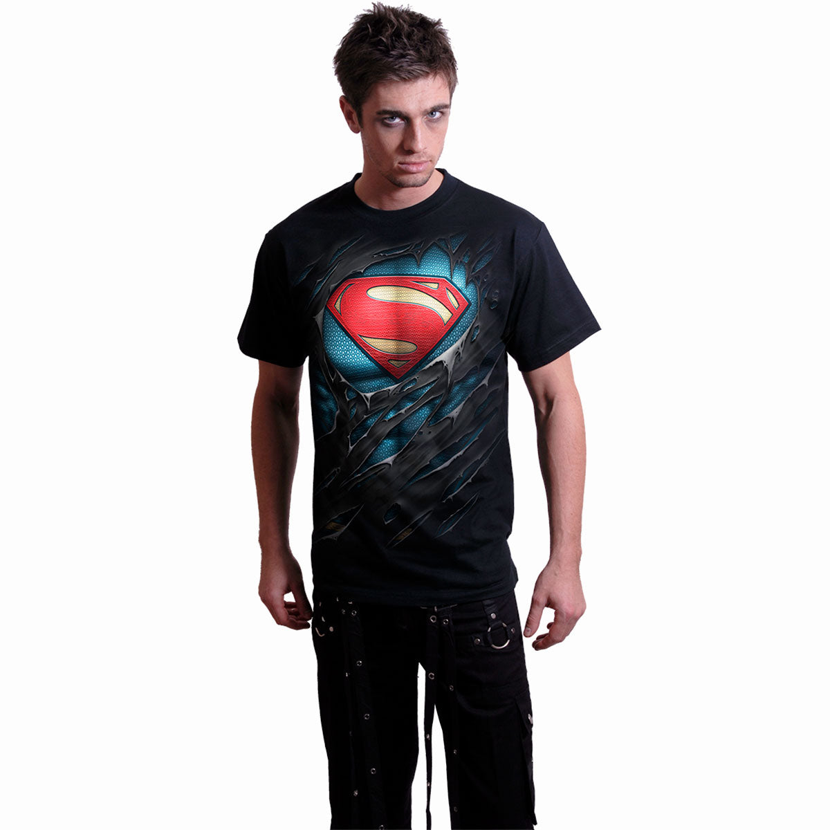SPIRAL - SUPERMAN - RIPPED - T-SHIRT
