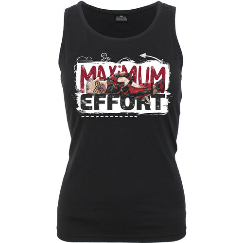 DEADPOOL - MAXIMUM EFFORT - RAZOR BACK TOP BLACK