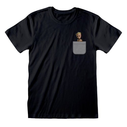 GUARDIANS OF THE GALAXY - POCKET GROOT - T-SHIRT