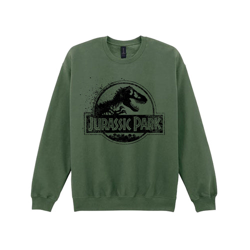 JURASSIC PARK  - DISTRESSED LOGO  - SWEATSHIRT
