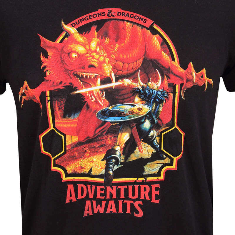 Dungeons And Dragons - Adventure Awaits - T-Shirt Black
