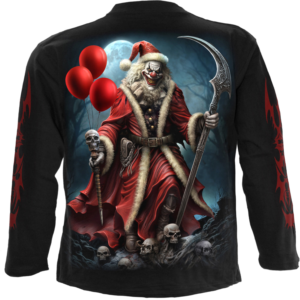 SPIRAL - SANTA CLOWN - LONGSLEEVE T-SHIRT