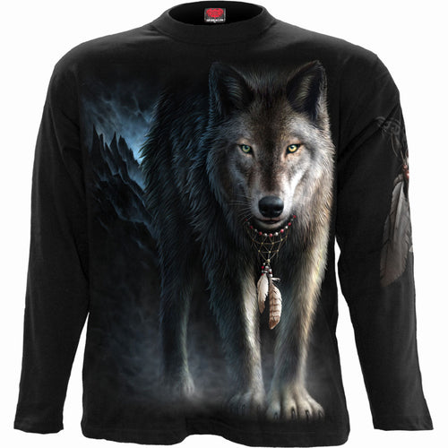 De la oscuridad - Camiseta Longsleve Black