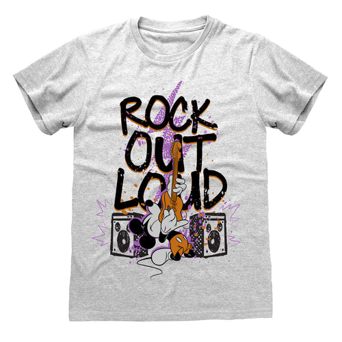 DISNEY MICKEY MOUSE - ROCK OUT LOUD  - T-SHIRT
