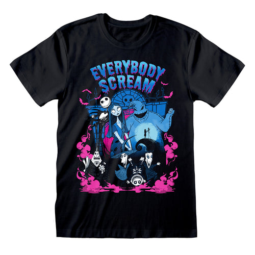 NIGHTMARE BEFORE CHRISTMAS - EVERYBODY SCREAM - T-SHIRT