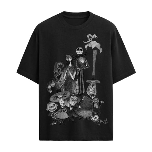 NIGHTMARE BEFORE CHRISTMAS - TONAL SKETCH - T-SHIRT