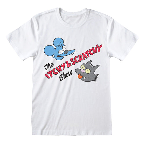 THE SIMPSONS - ITCHY AND SCRATCHY SHOW - T-SHIRT