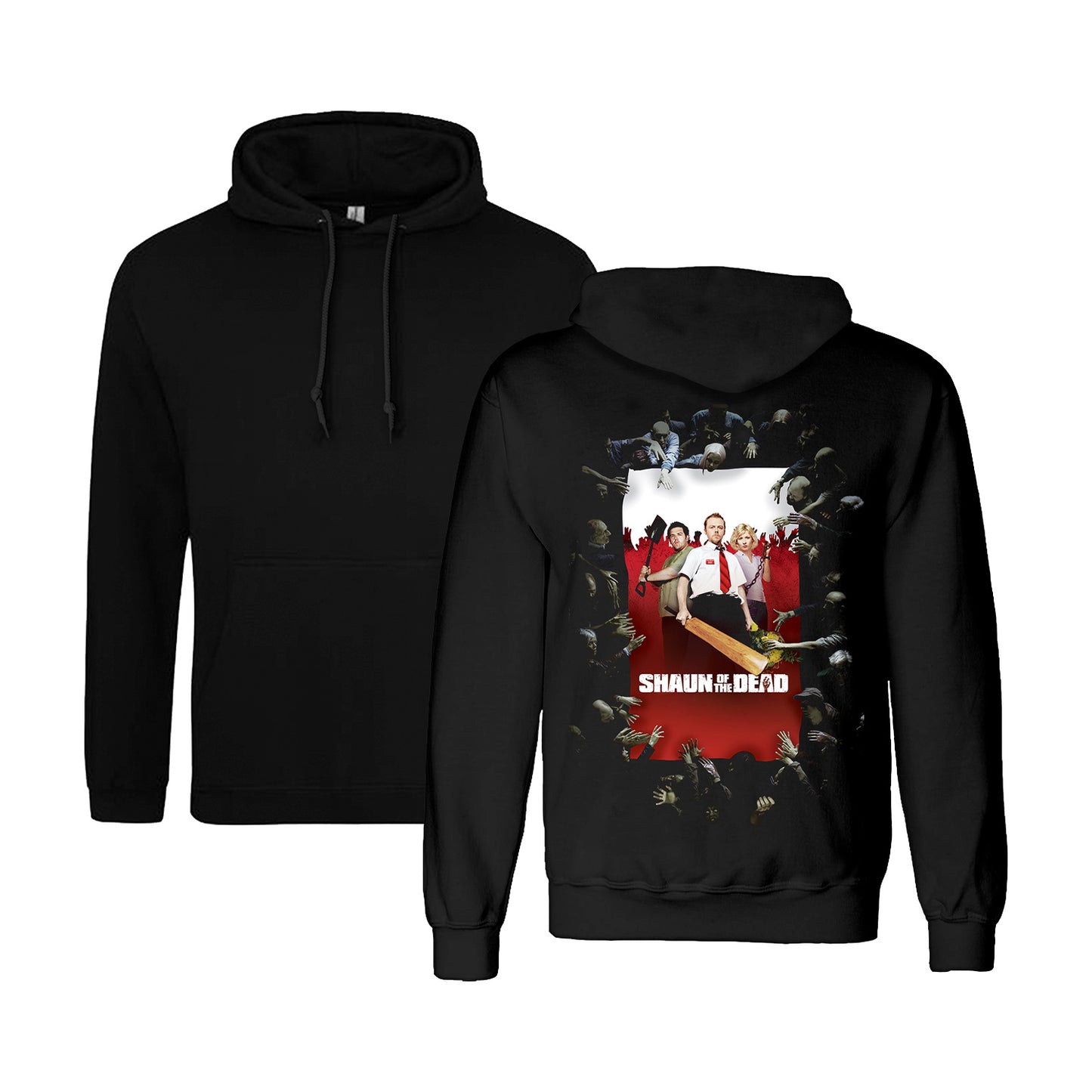SHAUN OF THE DEAD - POSTER - HOODIE