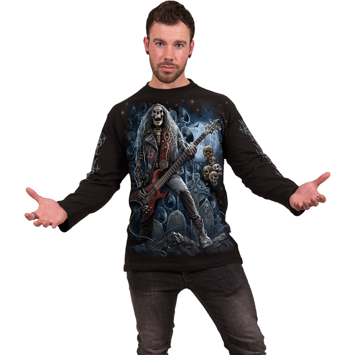 SPIRAL - GRIM ROCKER - LONGSLEEVE T-SHIRT