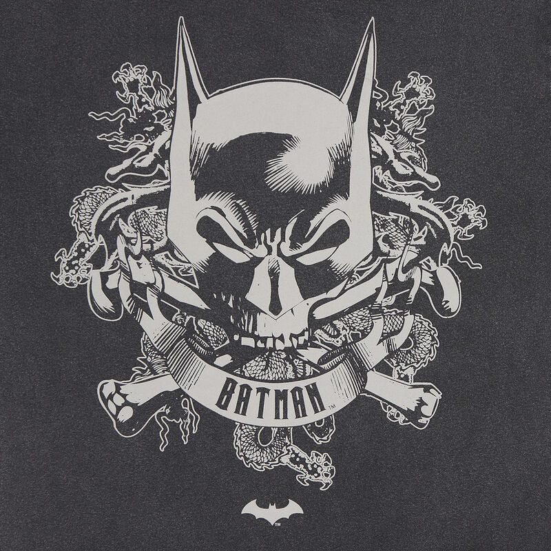 Batman - Skull Crest Acid Wash - Super Heroes Collection - Unisex Acid Wash T-Shirt