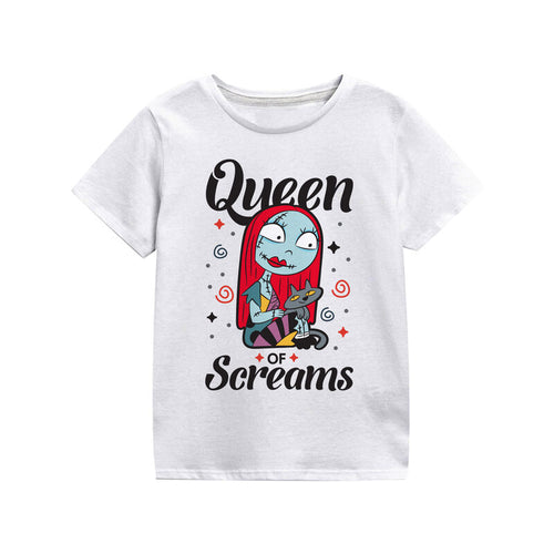Nightmare Before Christmas - Queen of Screams (bambini) - T -shirt per bambini Bianco
