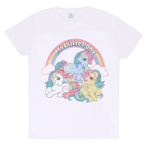 Mon petit poney - groupe vintage - T-shirt blanc