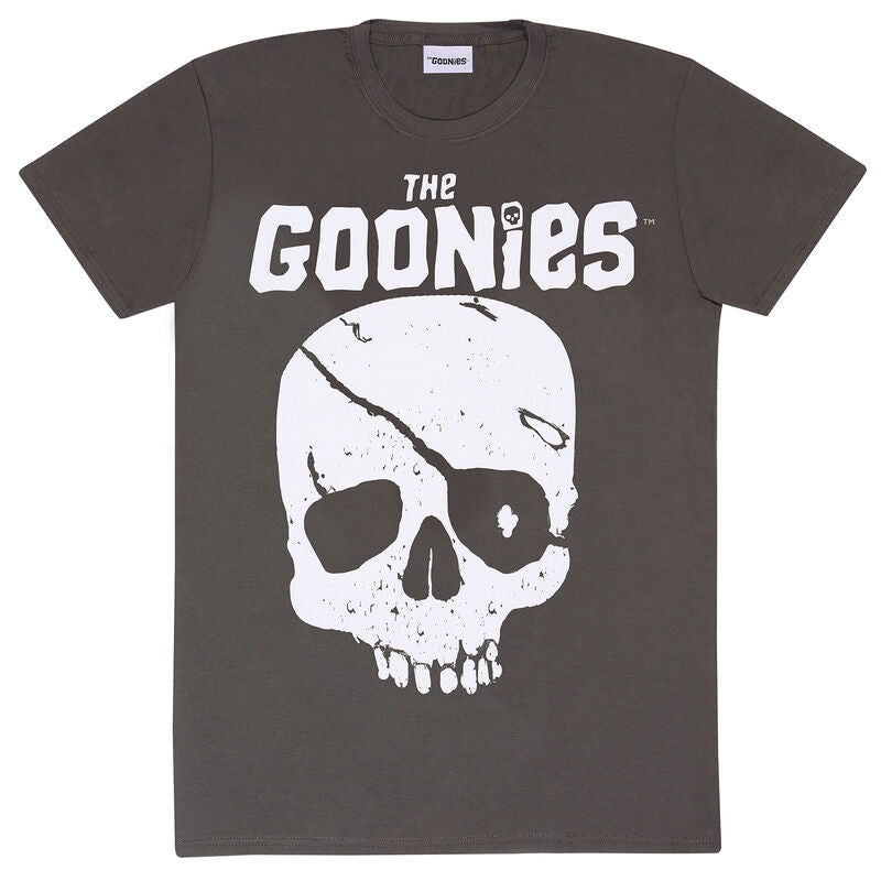 The Goonies - Skull & Logo - T-Shirt Light Graphite