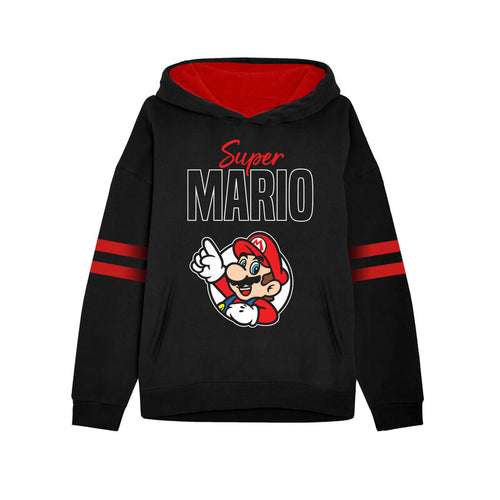 Super Mario - Circle Pose Kids Varsity Sweat à capuche - Sweat à capuche pour enfants