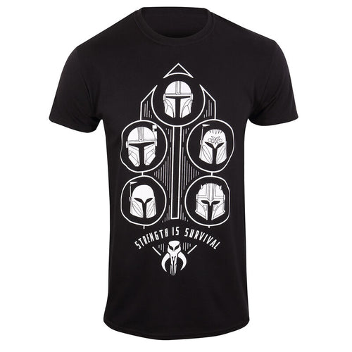 STAR WARS: THE MANDALORIAN - STRENGTH IS SURVIVAL - T-SHIRT