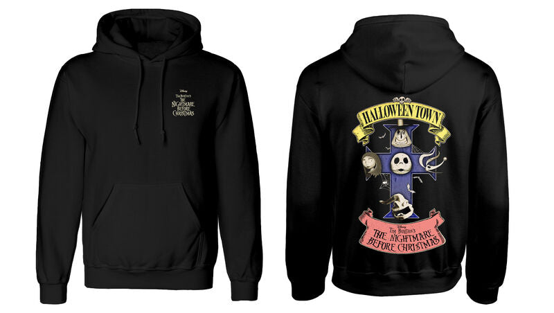 The Nightmare Before Christmas - Halloween Town - Hoodie Black