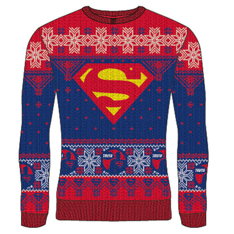 DC Superman - Logotipo (Verdad) - JUMPERACIÓN DE NAVIDAD