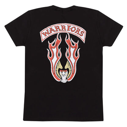 The Warriors - Logo Front and Back Print - T-Shirt Black