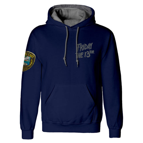 Viernes 13 - Crystal Lake Police - Hoodie Navy