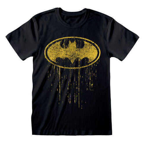 DC Comics Batman - Symbol ociekający - T -shirt czarny