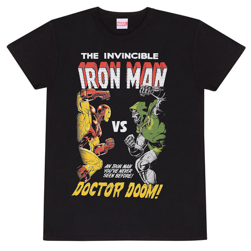 Marvel Comics - Iron Man vs Doom - Camiseta Negro