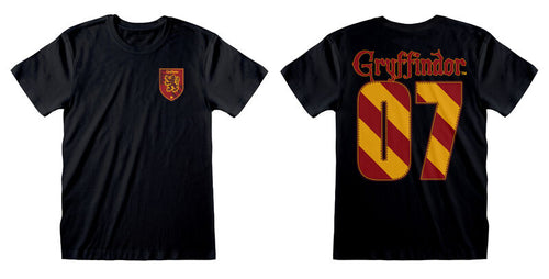 Harry Potter - Quidditch Gryffindor 07 - T -Shirt Schwarz