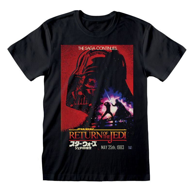 Star Wars - Vader Poster - T-Shirt Black