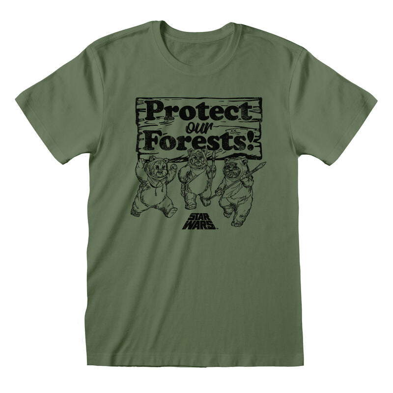 Star Wars - Protect Our Forests Green - T-Shirt Olive