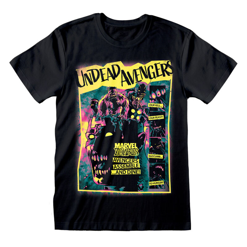 Marval Zombies - Undead Avengers - T-Shirt Black