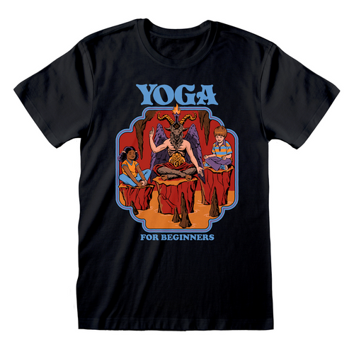 Steven Rhodes - Yoga pour débutants (T-shirt noir unisexe) - T-shirt noir