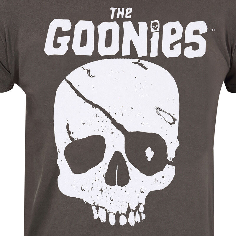 The Goonies - Skull & Logo - T-Shirt Light Graphite