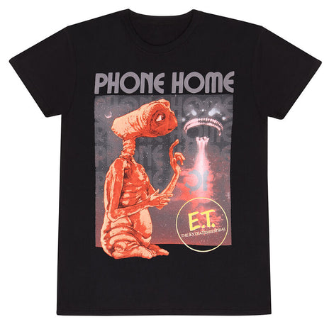 E.T. - Téléphone Home - T-shirt noir