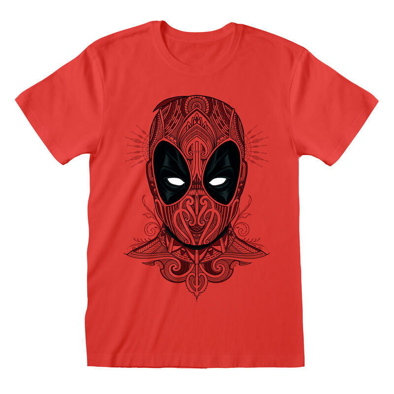 Deadpool - Tattoo Style - T-Shirt Red