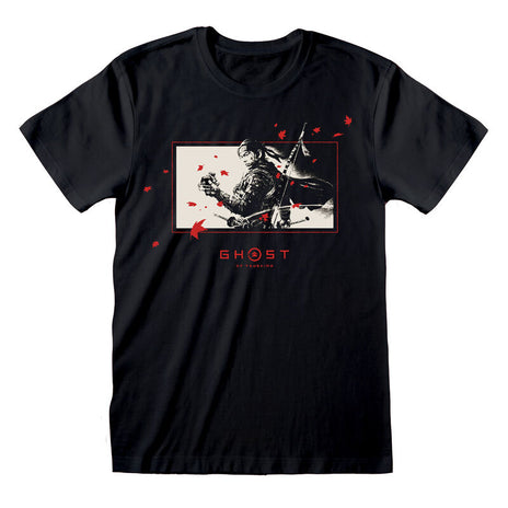 Fantôme de tsushima - brise - t-shirt noir