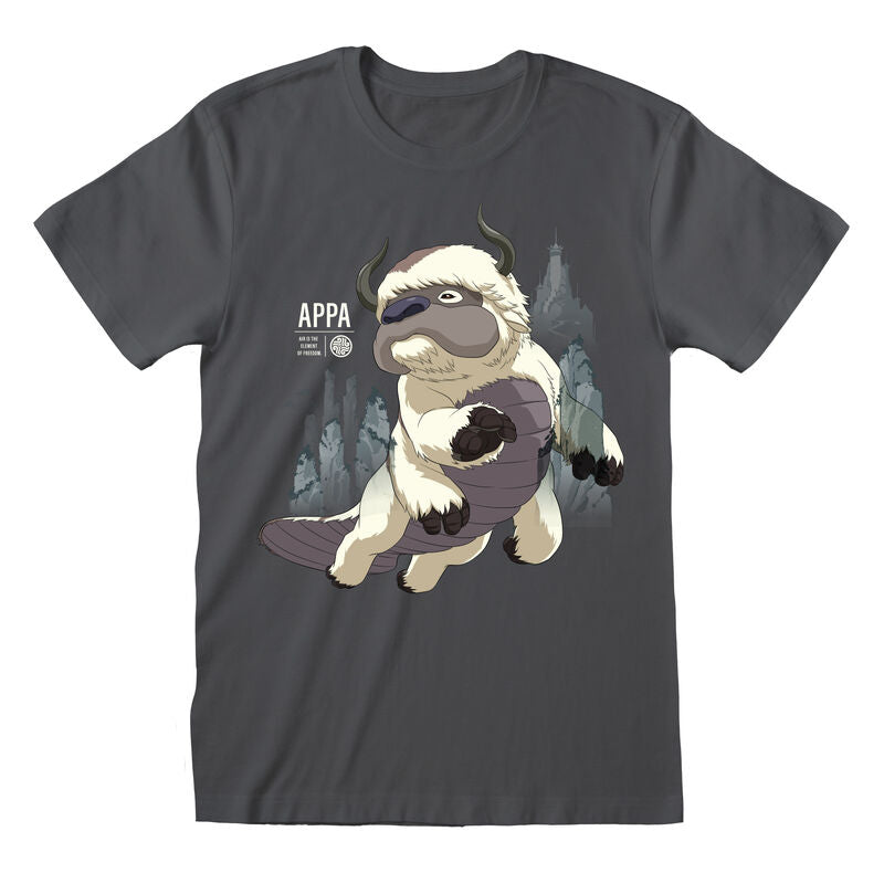 Nickelodeon Avatar The Last Airbender - Appa - T-Shirt Light Graphite