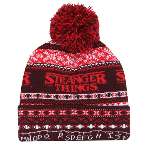 Stranger Things - Fair Isle Pom Beanie - Banie