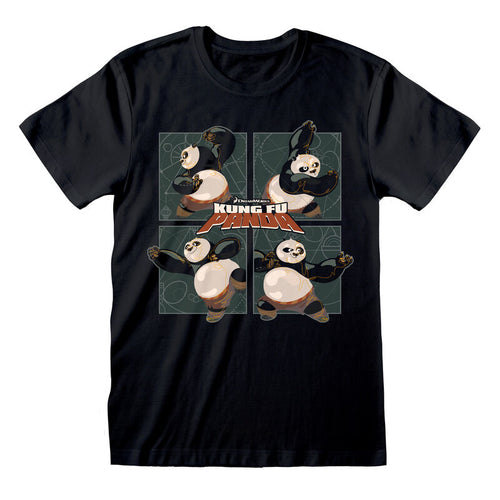 Kung Fu Panda - Kampfszene - T -Shirt schwarz