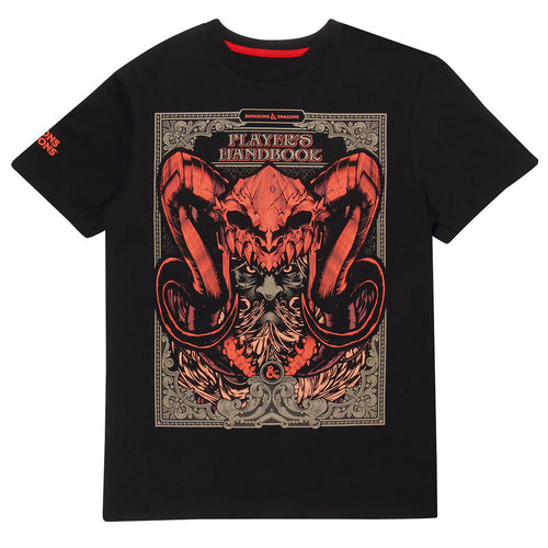 Dungeons and Dragons - Manual de jugadores - Colección Super Heroes - Camiseta Black Unisex