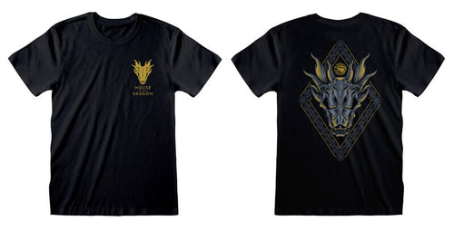 Haus des Drachen - Emblem - T -Shirt schwarz