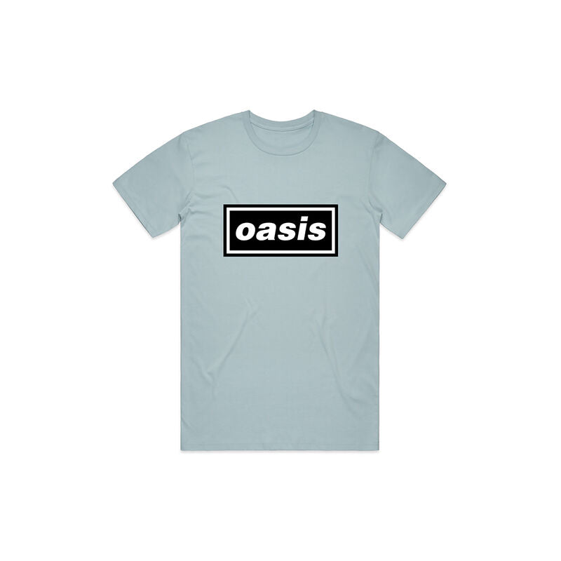 Oasis - Decca Logo Sky Blue T - T-Shirt Light Blue